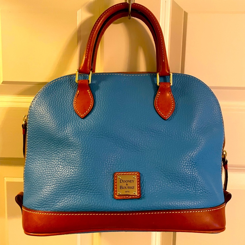 💙 Blue Zip Zip Satchel